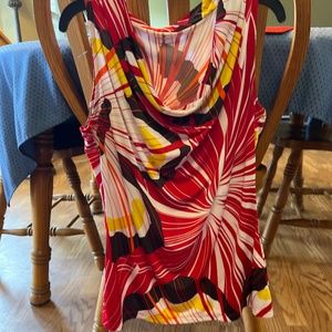 Worthington Women’s Burst Flare Top Size Med